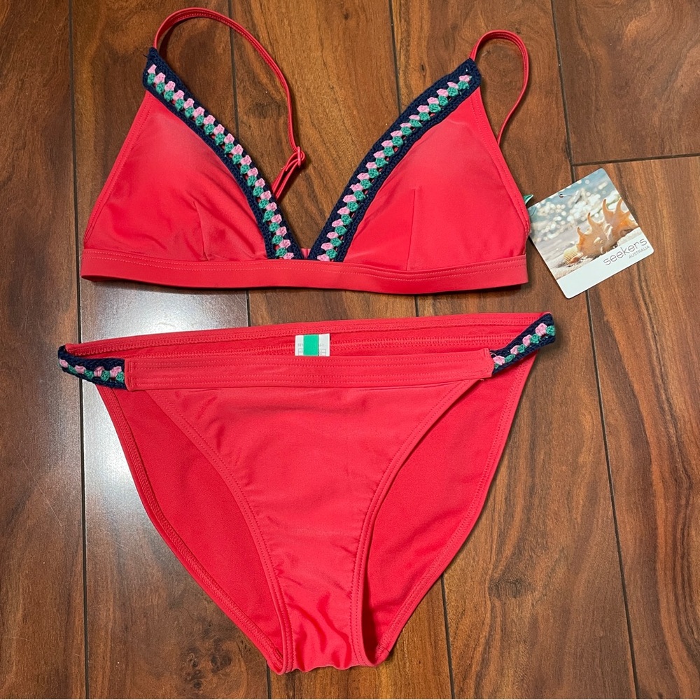Seekers Australia Crochet Trim Bikini